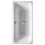 Duravit Happy D.2 Badewanne Rechteck 180 x 80 cm, mit zwei Rückenschrägen