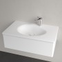 Villeroy & Boch Antao Schrankwaschtisch 80 x 50 cm, ohne Überlauf, mit 1 Hahnloch