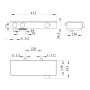 Villeroy & Boch Infinity Showers Badewannenthermostat eckig
