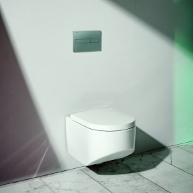 Abattant de WC LAUFEN Sonar avec couvercle et abattant automatique