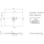 Villeroy & Boch Squaro Infinity Duschwanne 120 x 90 cm
