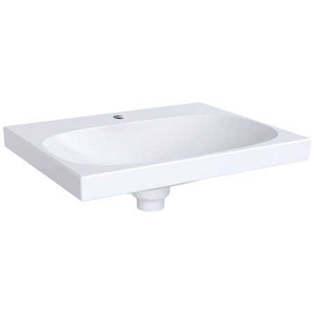 Geberit Acanto Waschtisch mit verdecktem Überlauf 60 x 48,2 cm