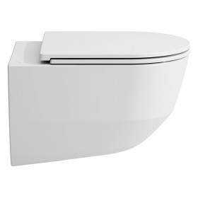 WC sospeso senza bordo LAUFEN PRO con sedile slim