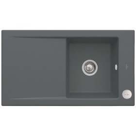 Évier encastrable Villeroy & Boch Timeline 50, bonde avec commande excentrée, réversible