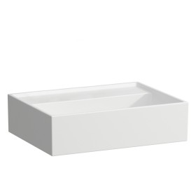 LAUFEN Kartell Handwaschbecken 45 x 34 cm, ohne Hahnloch, ohne Überlauf