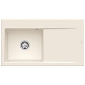 Évier encastrable Villeroy & Boch Subway Style 50, bonde à actionnement manuel, cuve à gauche