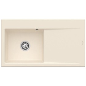 Villeroy & Boch Subway Style 50 Einbauspüle, Ablaufgarnitur mit Handbetätigung, Becken links