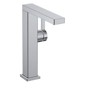 hansgrohe Tecturis E Einhebel-Waschtischarmatur 210 Fine CoolStart mit Schwenkauslauf und Push-Open Ablaufgarnitur