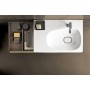 Geberit Citterio Waschtisch mit Ablagefläche links, 90 cm