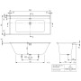 Villeroy & Boch Collaro Duo Badewanne rechteckig 170 x 75 cm