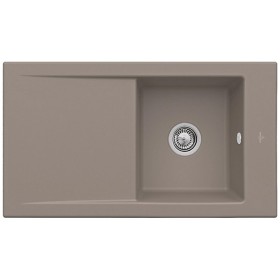 Évier encastrable Villeroy & Boch Timeline 50, bonde à commande manuelle, réversible