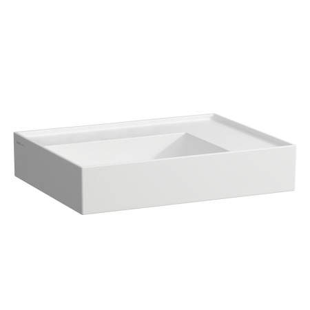 LAUFEN Kartell Waschtisch 60 x 46 cm, mit Ablage rechts, ohne Hahnloch