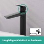 hansgrohe Logis Einhebel-Waschtischarmatur 240 Fine mit Zugstangen-Ablaufgarnitur