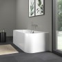 Duravit Happy D.2 Badewanne Rechteck 180 x 80 cm, mit angeformter Acrylverkleidung