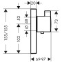 hansgrohe ShowerSelect Thermostat Highflow Unterputz für 1 Verbraucher