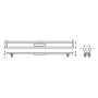hansgrohe RainDrain Installationsset 120 cm für Duschrinnen Fertigsets