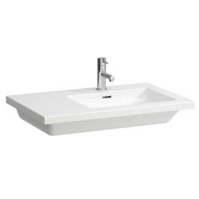 LAUFEN Living Square Waschtisch 75 x 48 cm mit 1 Hahnloch, Ablage links