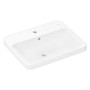 hansgrohe Xuniva Q Einbauwaschtisch 55 x 45 cm, mit 1 Hahnloch und Überlauf