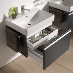 Lavabo LAUFEN PRO S 60 cm avec 1 trou de robinet et trop-plein