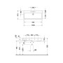 Duravit Vero Waschtisch 100 cm mit 1 Hahnloch