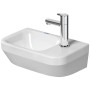 Duravit No. 1 Handwaschbecken 36 cm, mit 1 Hahnloch rechts, ohne Überlauf