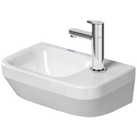 Lavabo da appoggio Duravit No. 1 da 36 cm, con 1 foro per rubinetto a destra, senza troppo pieno