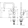 hansgrohe Talis M54 Einhebel-Küchenmischer U 220, 1jet