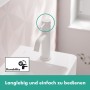 hansgrohe Tecturis S Standventil 80 mit Hebelgriff für Kaltwasser oder vorgemischtes Wasser ohne Ablaufgarnitur