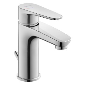 Duravit B.1 Einhebel-Waschtischmischer S FreshStart und MinusFlow, mit Zugstangen-Ablaufgarnitur