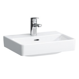LAUFEN PRO S Clinic Handwaschbecken 45 cm, mit Hahnloch, ohne Überlauf