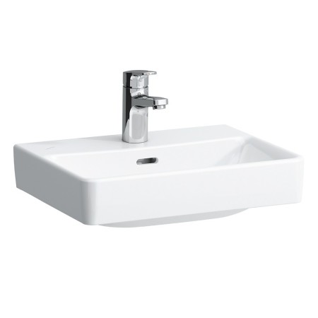 LAUFEN PRO S Clinic Handwaschbecken 45 cm, mit Hahnloch, ohne Überlauf