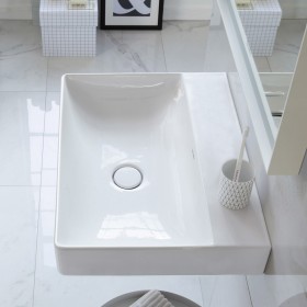 Lavabo mobile Duravit Vero Air senza foro per rubinetto 70 x 47 cm, senza troppopieno
