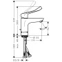 hansgrohe Focus Care Einhebel-Waschtischmischer 100