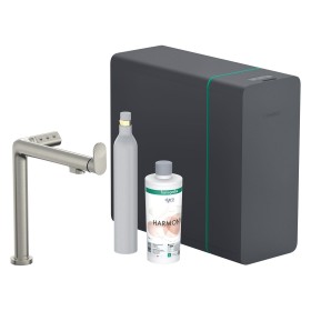 hansgrohe Aqittura M91 Filtersystem 240, Ausziehauslauf, 1jet, Starter Set, SodaSystem