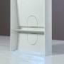 LAUFEN Sonar Doppelwaschtisch-Schale 100 x 37 cm, mit Oberflächentextur außen