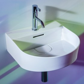 Vasque à main LAUFEN Sonar 41 x 42 cm, avec 1 trou de robinet