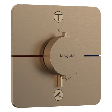 hansgrohe ShowerSelect Comfort Q Thermostat UP für 2 Verbraucher mit integrierter Sicherungskombination