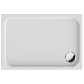 Duravit D-Code Rechteck Duschwanne 110 x 75 cm mit Antislip