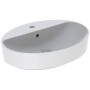 Geberit VariForm Aufsatzwaschtisch 60 x 45 cm, oval, mit Hahnlochbank