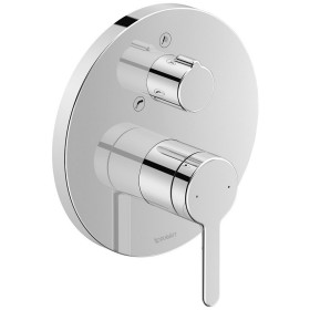 Duravit C.1 Einhebel-Wannenmischer Unterputz mit runder Rosette für 2 Verbraucher