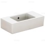 Duravit Vero Handwaschbecken 50 cm, mit Hahnlochvorstich links und rechts