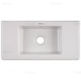 Duravit Vero Handwaschbecken 50 cm, mit Hahnlochvorstich links und rechts