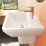 VitrA Integra Waschtisch 55 cm, mit Überlaufloch, 1 Hahnloch mittig