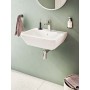 VitrA Integra Waschtisch 55 cm, mit Überlaufloch, 1 Hahnloch mittig