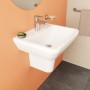 VitrA Integra Waschtisch 55 cm, mit Überlaufloch, 1 Hahnloch mittig