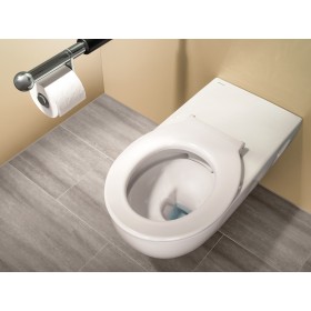 Geberit Renova Comfort Wand-WC Tiefspüler, teilgeschlossene Form, Rimfree