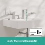 hansgrohe Tecturis E 3-Loch Waschtischarmatur 150 wassersparend+ mit Push-Open Ablaufgarnitur