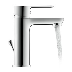 Miscelatore monocomando per lavabo Duravit A.1 M con asta di comando