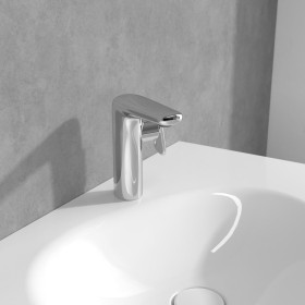 Villeroy & Boch Antao Einhebel-Waschtischarmatur mit Push-Open-Ablaufgarnitur