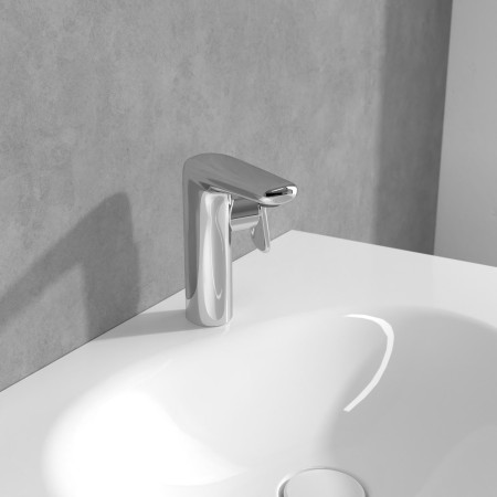 Villeroy & Boch Antao Einhebel-Waschtischarmatur mit Push-Open-Ablaufgarnitur